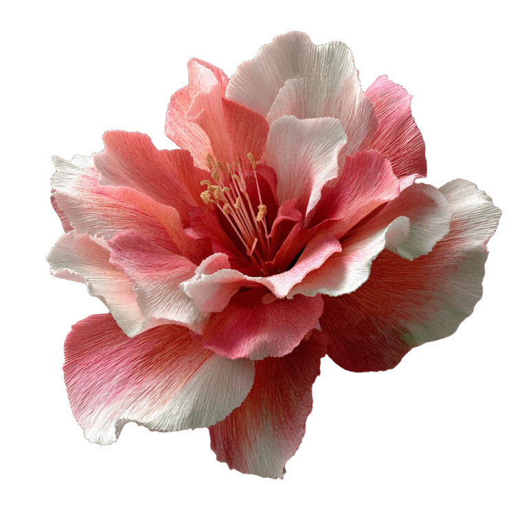 Layered Pink Flower Vinyl Car Decal Sticker – Waterproof & UV-Resistant 3.4133333333333336"