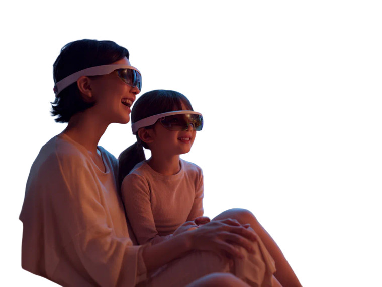 Futuristic Family Moment V2 Vinyl Car Decal Sticker – Waterproof & UV-Resistant 6.1866666666666665"