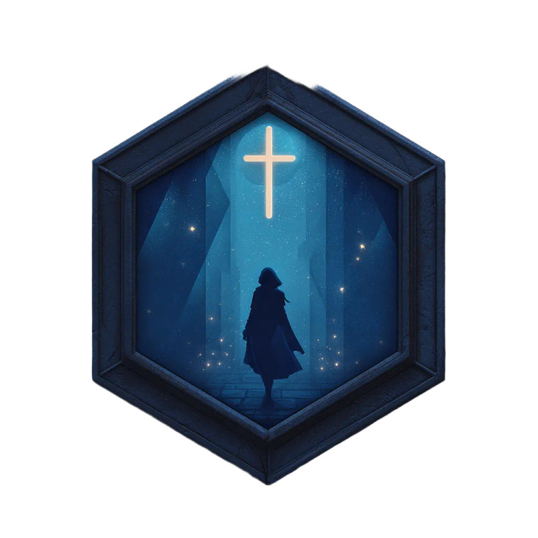 Pilgrim'S Journey Badge Vinyl Car Decal Sticker – Waterproof & UV-Resistant 6.826666666666667"
