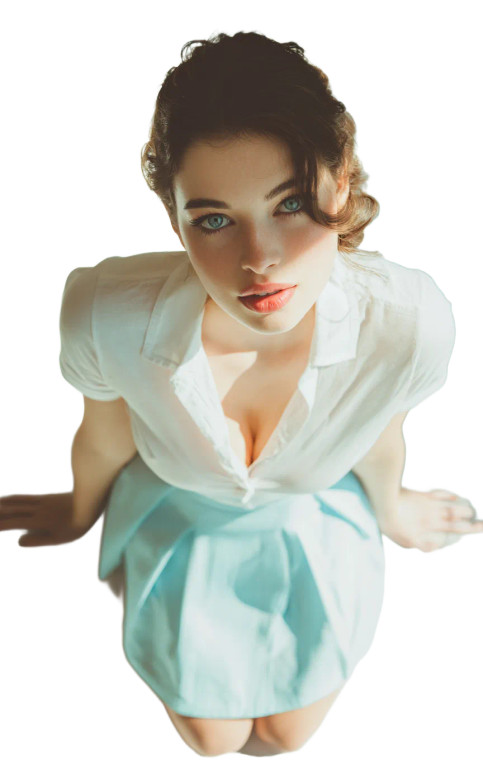 Hollywood Brunette Pose Vinyl Car Decal Sticker – Waterproof & UV-Resistant 4.533333333333333"