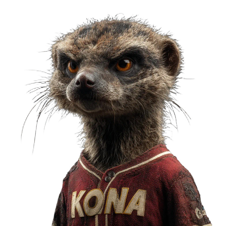 Fierce Kona Mongoose Vinyl Car Decal Sticker – Waterproof & UV-Resistant 3.4133333333333336"