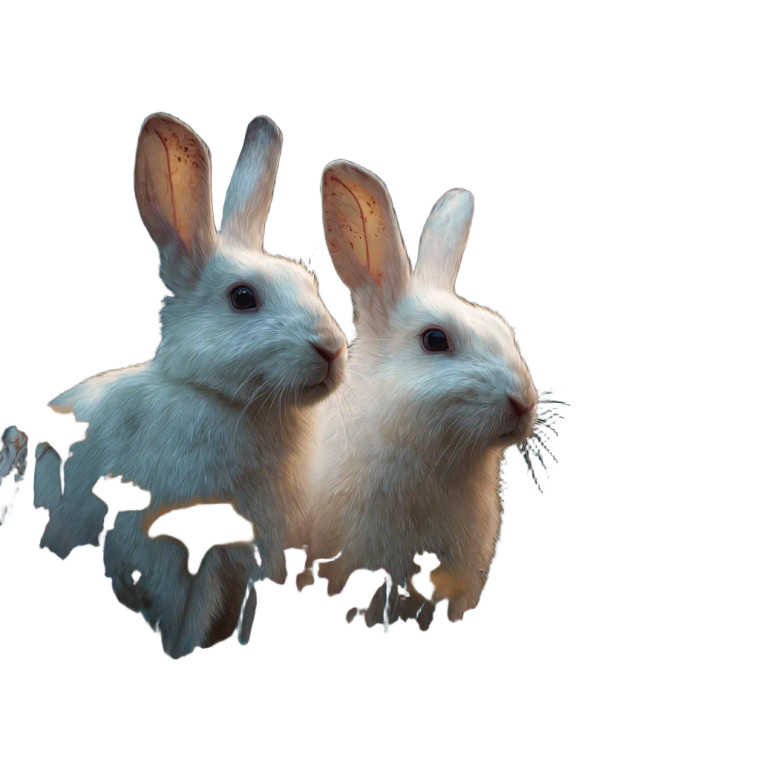 White Rabbits Fireworks Vinyl Car Decal Sticker – Waterproof & UV-Resistant 3.4133333333333336"