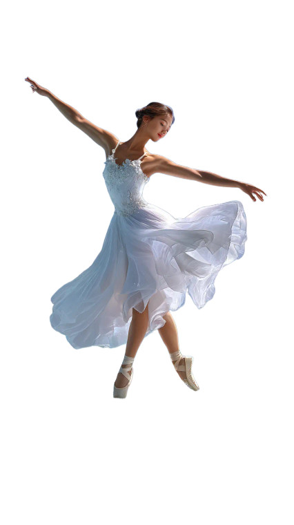 Graceful Ocean Ballet Vinyl Car Decal Sticker – Waterproof & UV-Resistant 9.706666666666667"