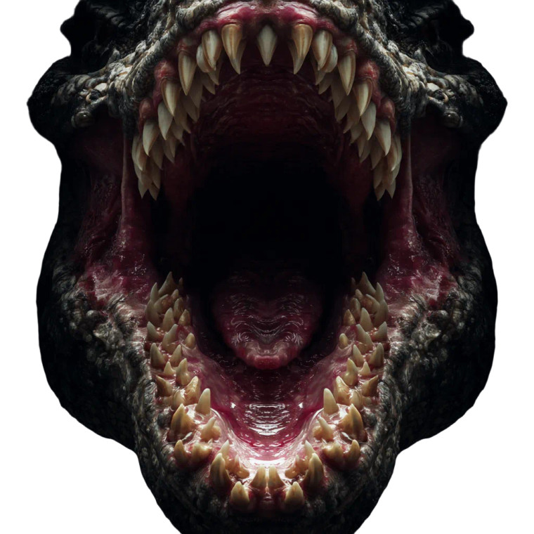 Monster Bites Camera Vinyl Car Decal Sticker – Waterproof & UV-Resistant 3.4133333333333336"
