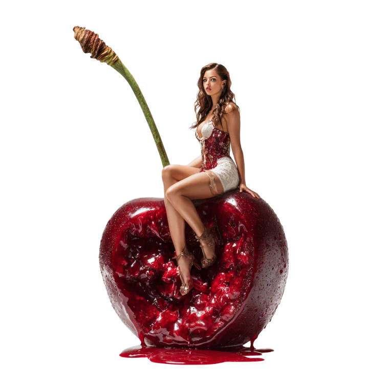 Cherry Juice Muse Vinyl Car Decal Sticker – Waterproof & UV-Resistant 6.826666666666667"