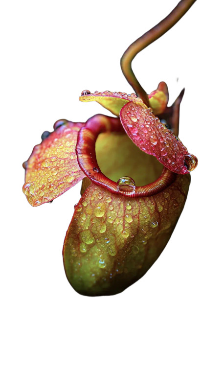 Neon Pitcher Plant Vinyl Car Decal Sticker – Waterproof & UV-Resistant 4.693333333333333"