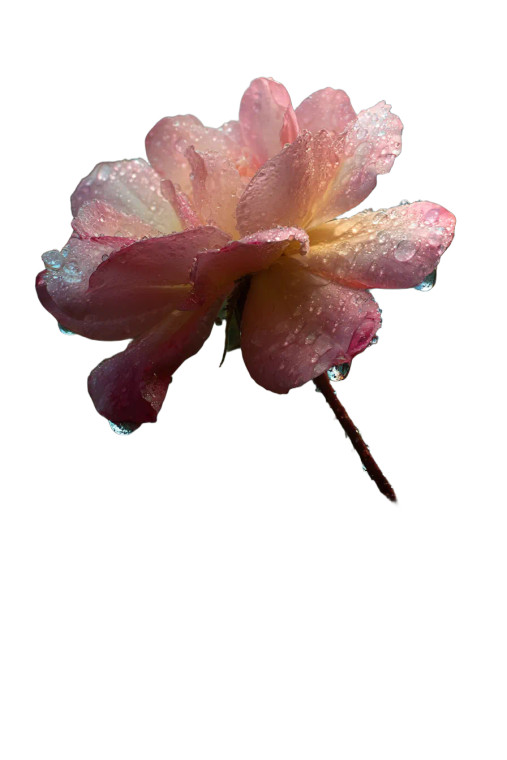 Ethereal Blooming Rose Vinyl Car Decal Sticker – Waterproof & UV-Resistant 8.96"