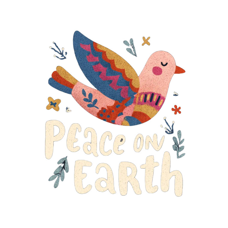 Peaceful Colorful Dove Vinyl Car Decal Sticker – Waterproof & UV-Resistant 3.4133333333333336"