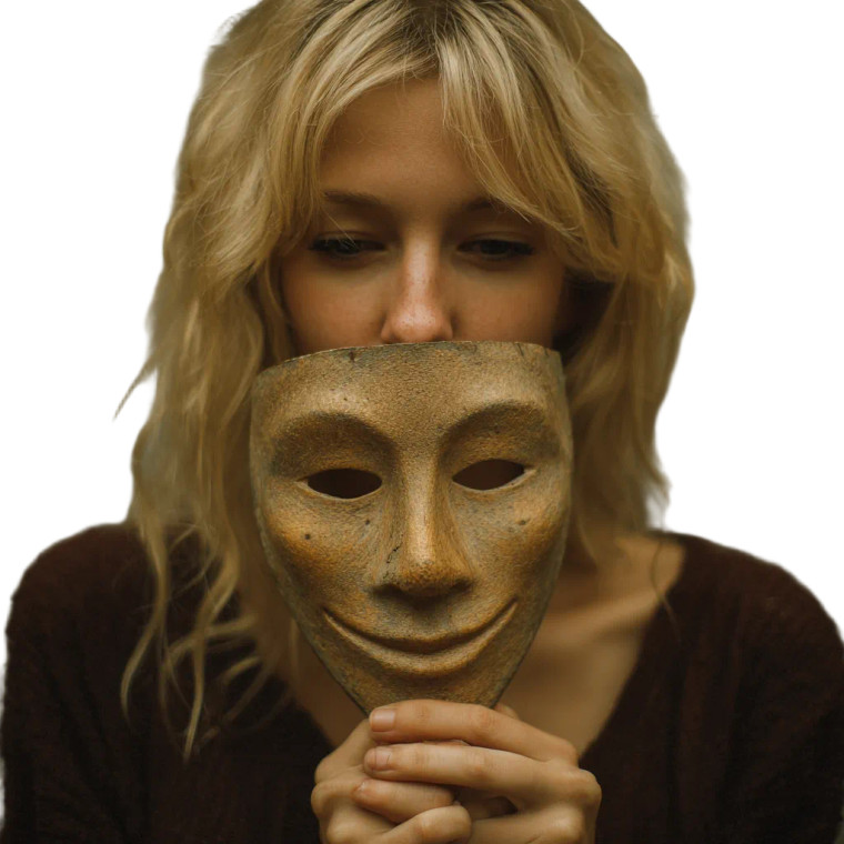 Sad Blonde Girl V3 Vinyl Car Decal Sticker – Waterproof & UV-Resistant 3.4133333333333336"