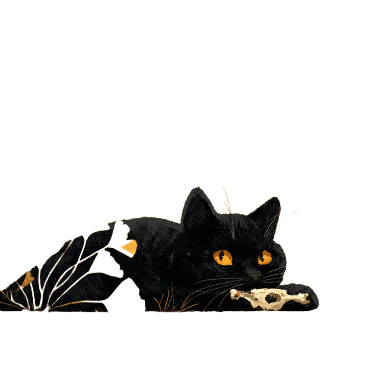 Black Cat Silhouette V9 Vinyl Car Decal Sticker – Waterproof & UV-Resistant 3.4133333333333336"