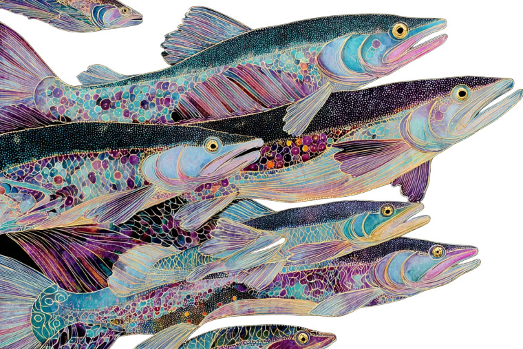 Bioluminescent Fish Vinyl Car Decal Sticker – Waterproof & UV-Resistant 5.97333333333333
