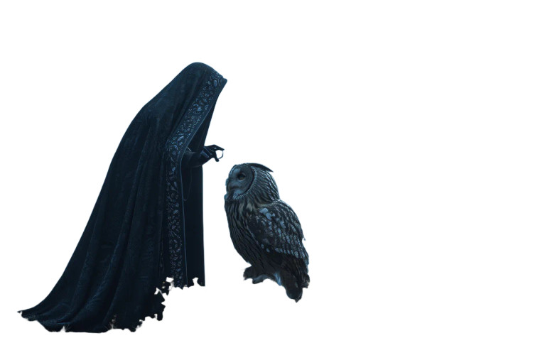 Witch And Owl Vinyl Car Decal Sticker – Waterproof & UV-Resistant 2.986666666666667"