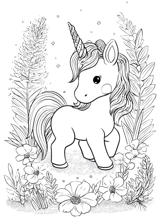 Kawaii Unicorn V4 Vinyl Car Decal Sticker – Waterproof & UV-Resistant 4.266666666666667"