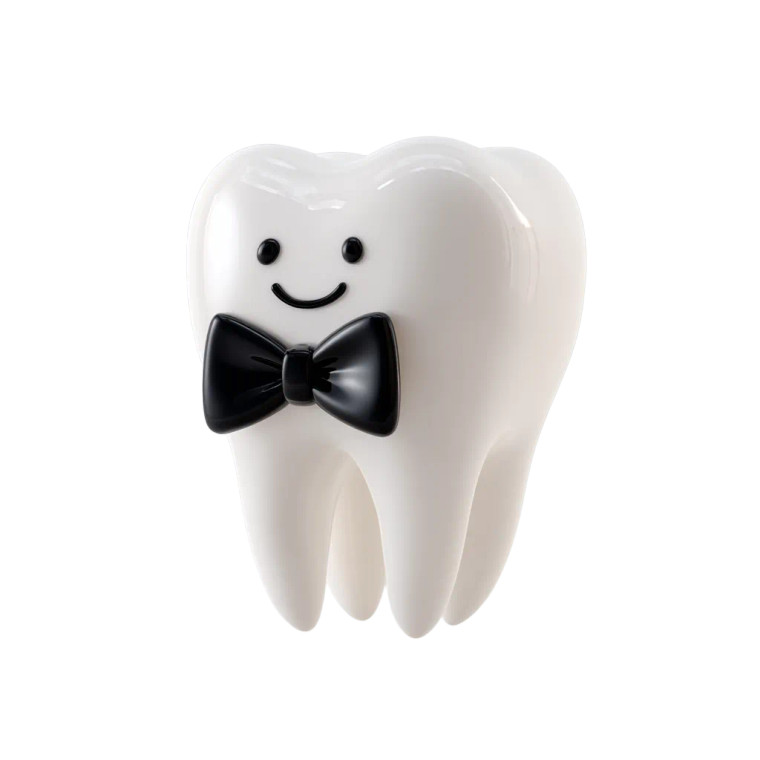 Dapper Molar Vinyl Car Decal Sticker – Waterproof & UV-Resistant 3.4133333333333336"