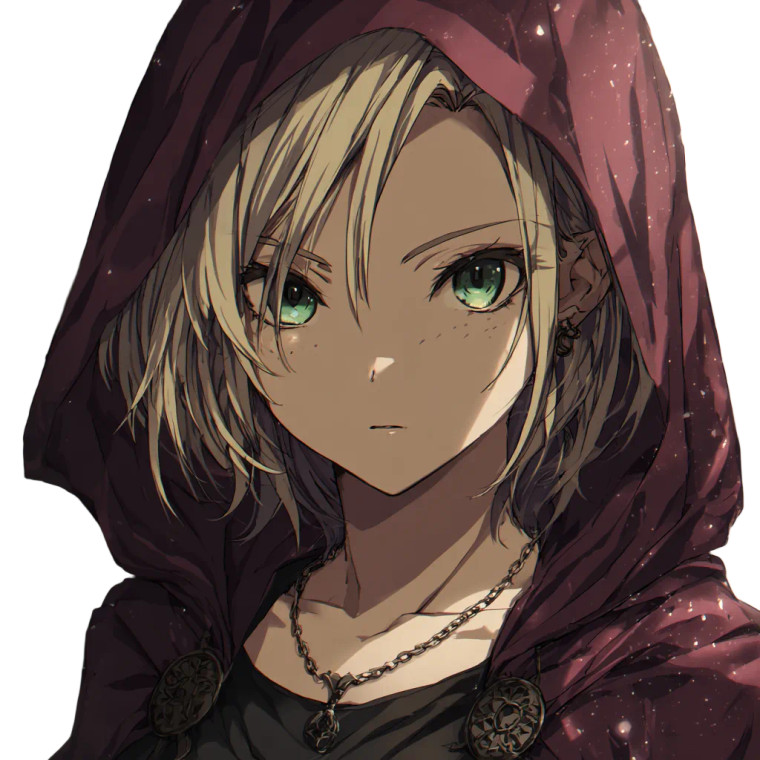 Gothic Anime Portrait V2 Vinyl Car Decal Sticker – Waterproof & UV-Resistant 3.4133333333333336"