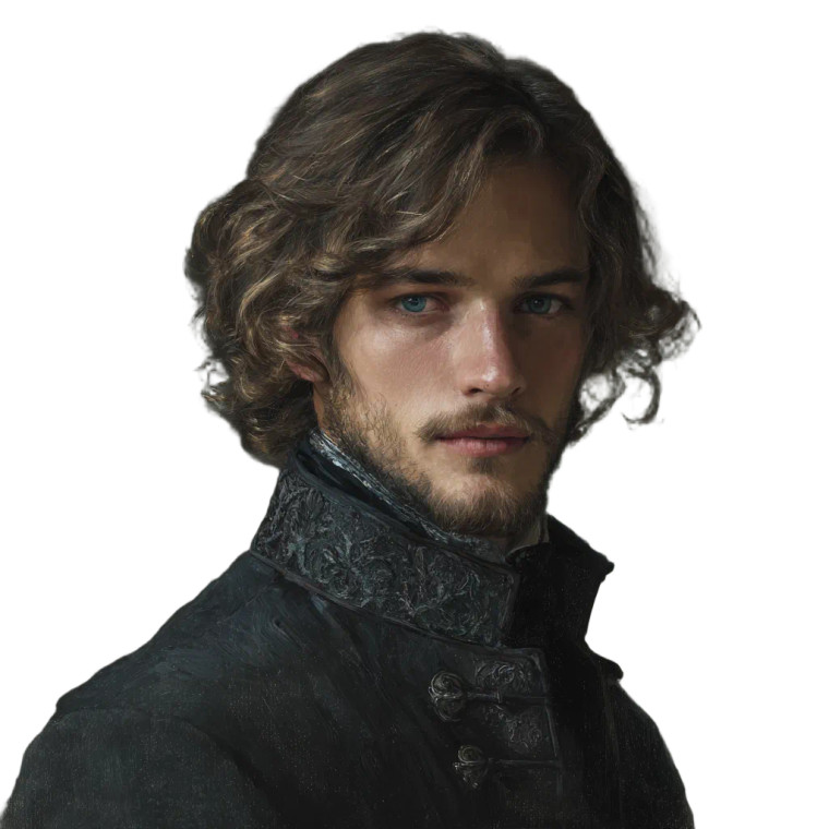 Noble Portrait Vinyl Car Decal Sticker – Waterproof & UV-Resistant 3.4133333333333336"