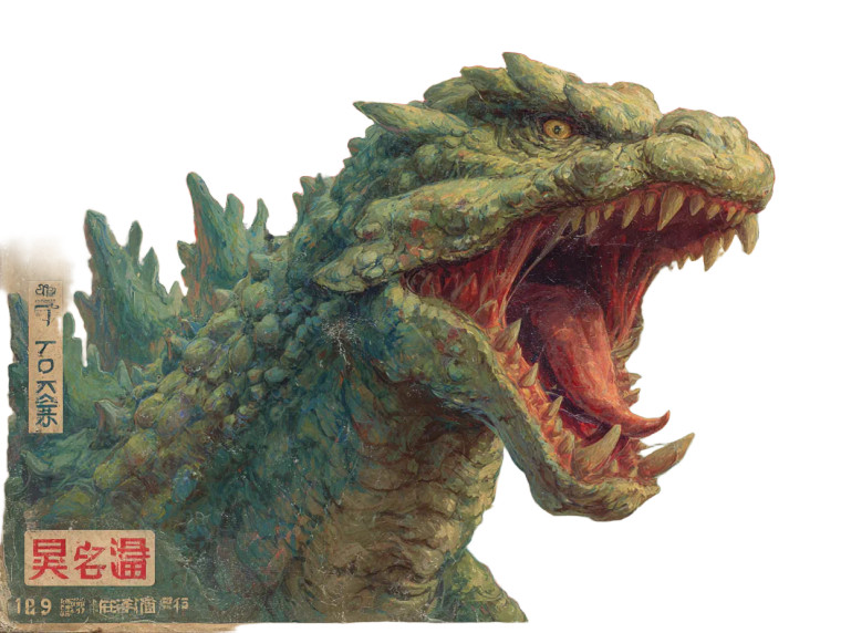 Kaiju Tokyo Attack Vinyl Car Decal Sticker – Waterproof & UV-Resistant 6.1866666666666665"