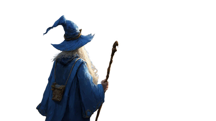 Fantasy Wizard Scene V2 Vinyl Car Decal Sticker – Waterproof & UV-Resistant 2.72"