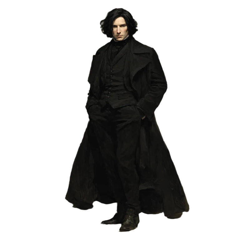 Handsome Severus Snape Vinyl Car Decal Sticker – Waterproof & UV-Resistant 3.4133333333333336"