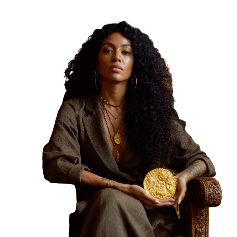 Woman With Coin Vinyl Car Decal Sticker – Waterproof & UV-Resistant 6.826666666666667"