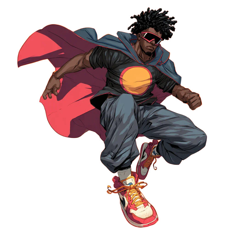 Solar-Powered Hero Vinyl Car Decal Sticker – Waterproof & UV-Resistant 3.4133333333333336"