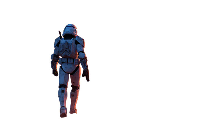 Futuristic Space Soldier V7 Vinyl Car Decal Sticker – Waterproof & UV-Resistant 2.72"