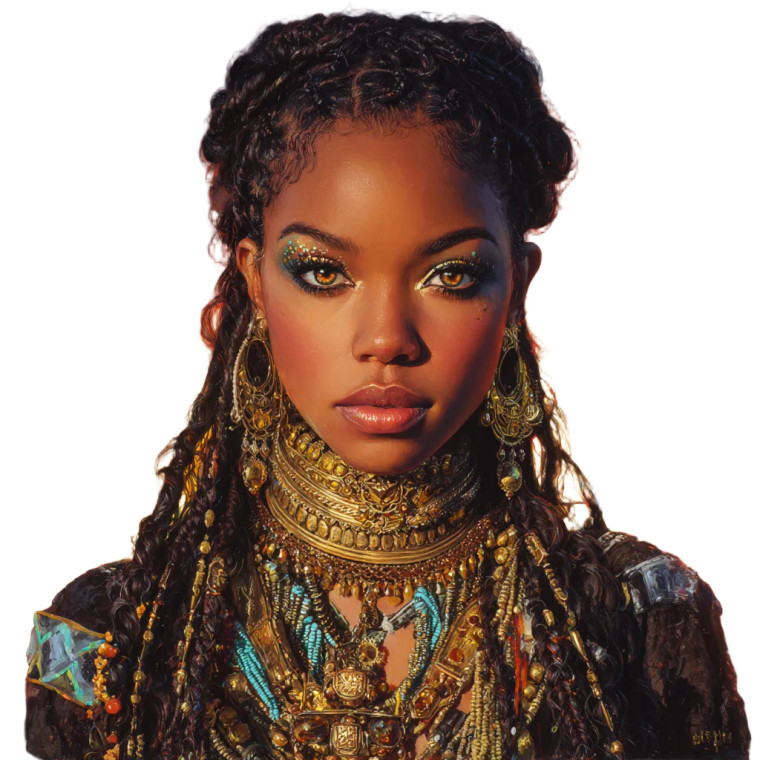 Golden-Hazel Beauty Vinyl Car Decal Sticker – Waterproof & UV-Resistant 3.4133333333333336"