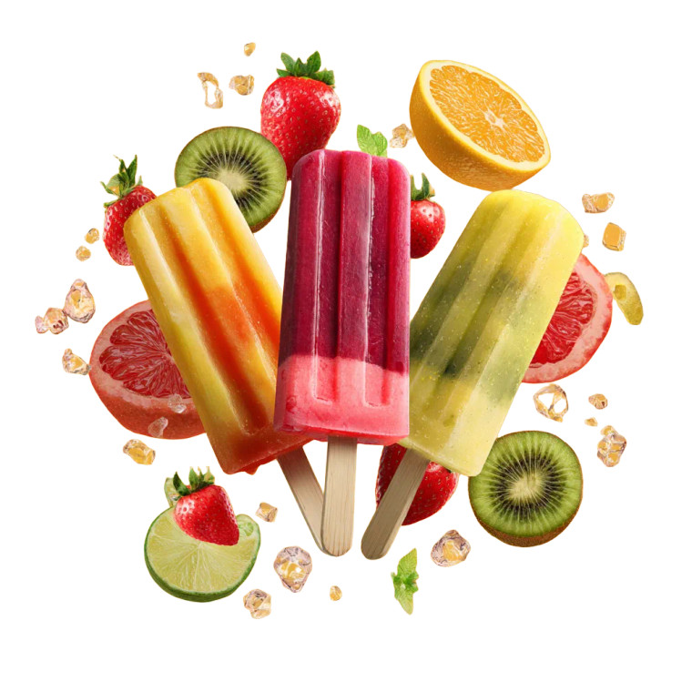 Fruit Popsicles Display Vinyl Car Decal Sticker – Waterproof & UV-Resistant 6.826666666666667"