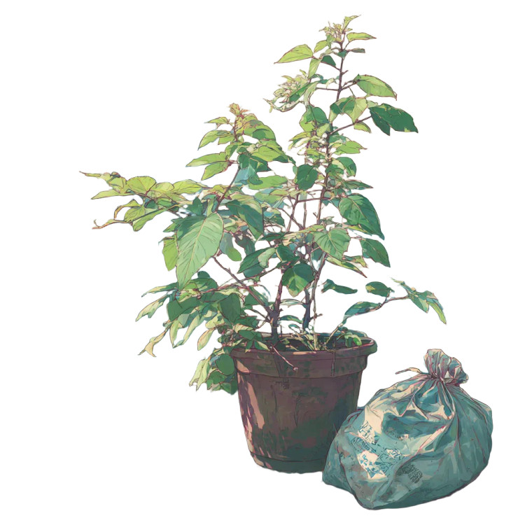 Stuckyi Plant Vinyl Car Decal Sticker – Waterproof & UV-Resistant 3.4133333333333336"