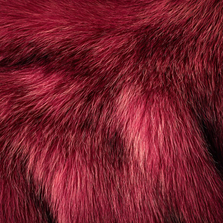 Fox Fur Close-Up Vinyl Car Decal Sticker – Waterproof & UV-Resistant 3.4133333333333336"