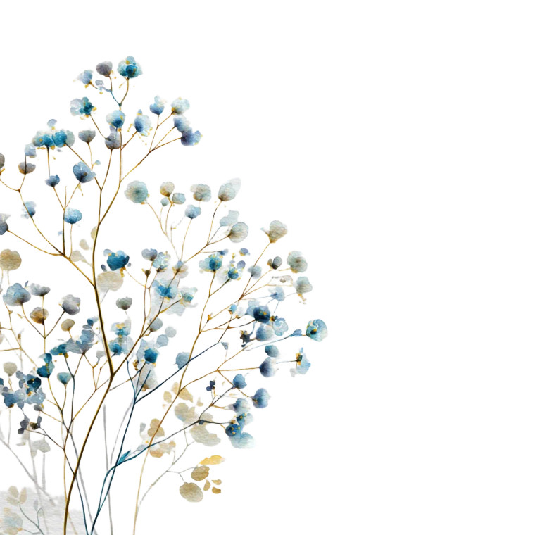 Delicate Wild Flowers Vinyl Car Decal Sticker – Waterproof & UV-Resistant 3.4133333333333336"