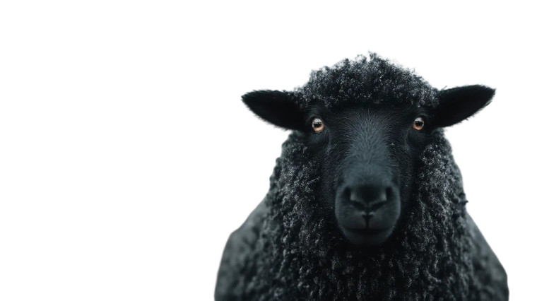 Black Sheep Standout V5 Vinyl Car Decal Sticker – Waterproof & UV-Resistant 5.4