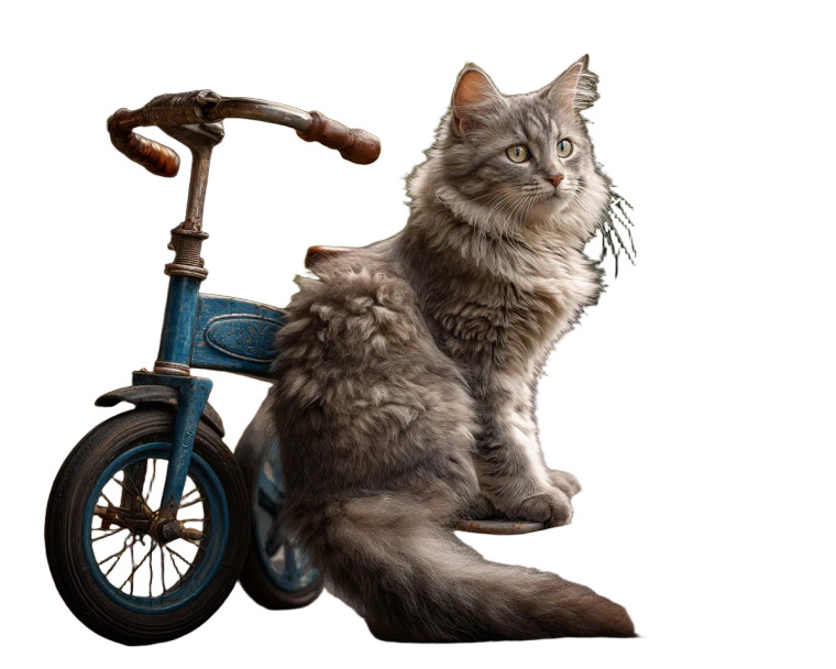 Gray Tabby Cat V5 Vinyl Car Decal Sticker – Waterproof & UV-Resistant 6.