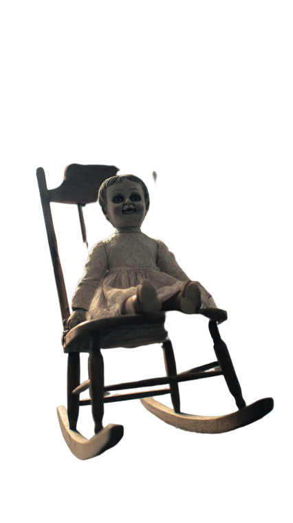 Possessed Doll V2 Vinyl Car Decal Sticker – Waterproof & UV-Resistant 9.706666666666667"