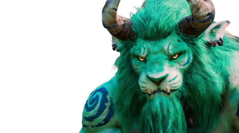 Ethereal Green Lion V6 Vinyl Car Decal Sticker – Waterproof & UV-Resistant 2.72"