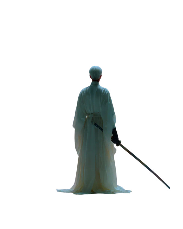 Mystical Hanfu Warrior Vinyl Car Decal Sticker – Waterproof & UV-Resistant 4.0"