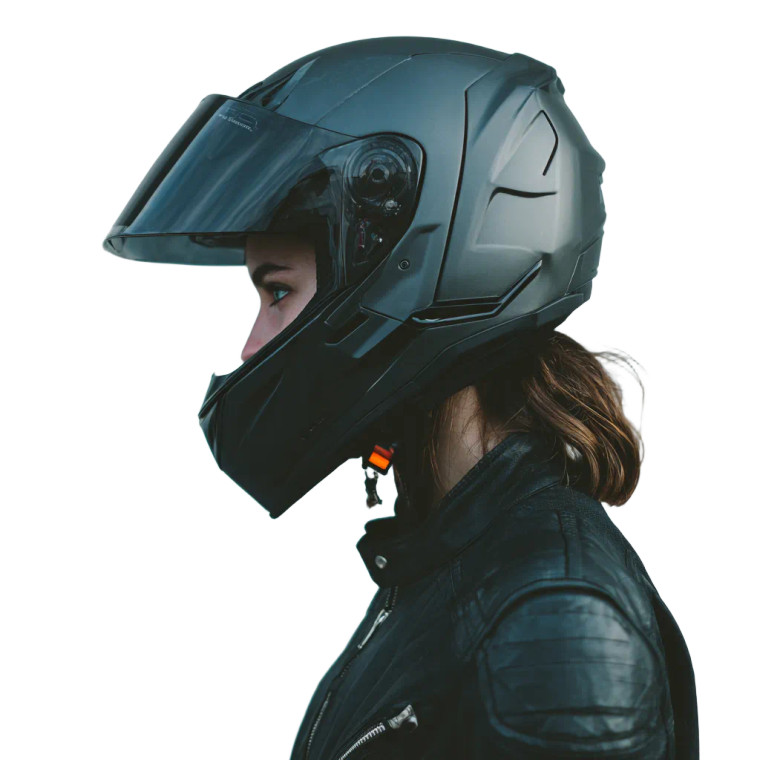 Motorcycle Woman V5 Vinyl Car Decal Sticker – Waterproof & UV-Resistant 3.4133333333333336"