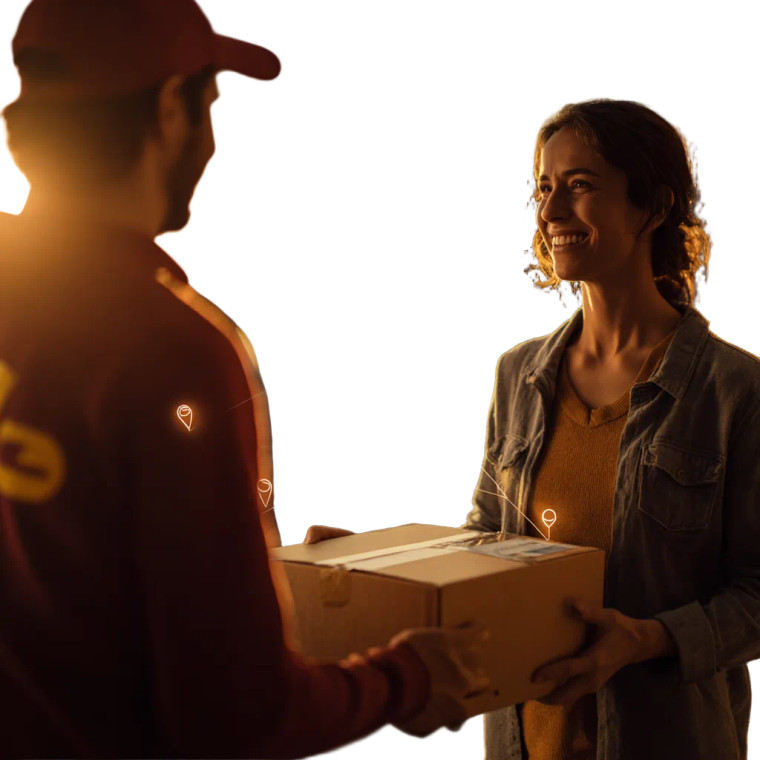 Delivery Handoff Vinyl Car Decal Sticker – Waterproof & UV-Resistant 3.4133333333333336"