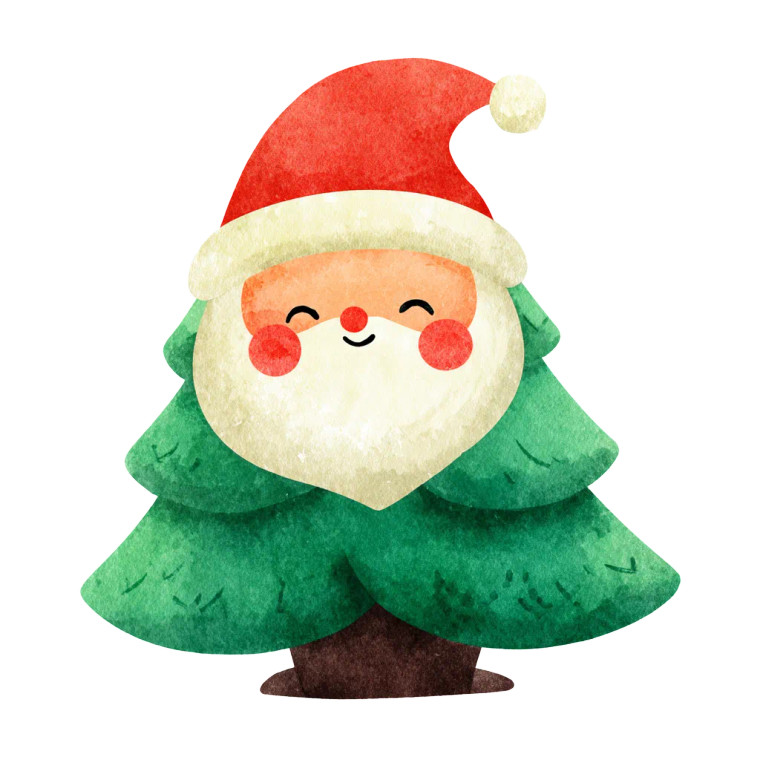 Cute Christmas Tree V2 Vinyl Car Decal Sticker – Waterproof & UV-Resistant 3.4133333333333336"