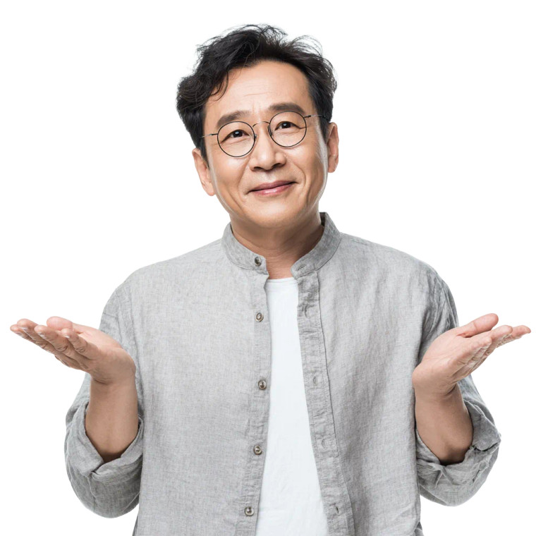 Korean Man Posing Vinyl Car Decal Sticker – Waterproof & UV-Resistant 3.4133333333333336"