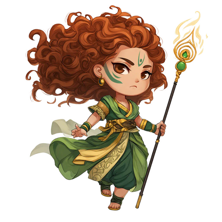 Chibi Healer Vinyl Car Decal Sticker – Waterproof & UV-Resistant 3.4133333333333336"