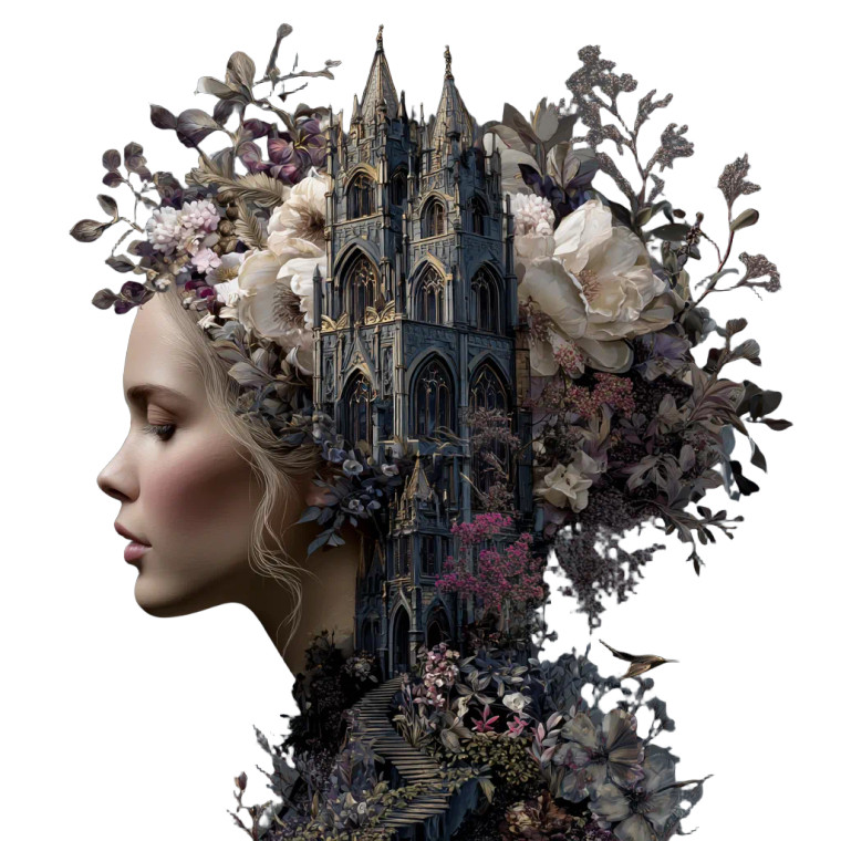 Gothic Castle Woman Vinyl Car Decal Sticker – Waterproof & UV-Resistant 3.4133333333333336" Gothic Castle Woman Vinyl Car Decal Sticker – Waterproof & UV-Resistant 3.4133333333333336"