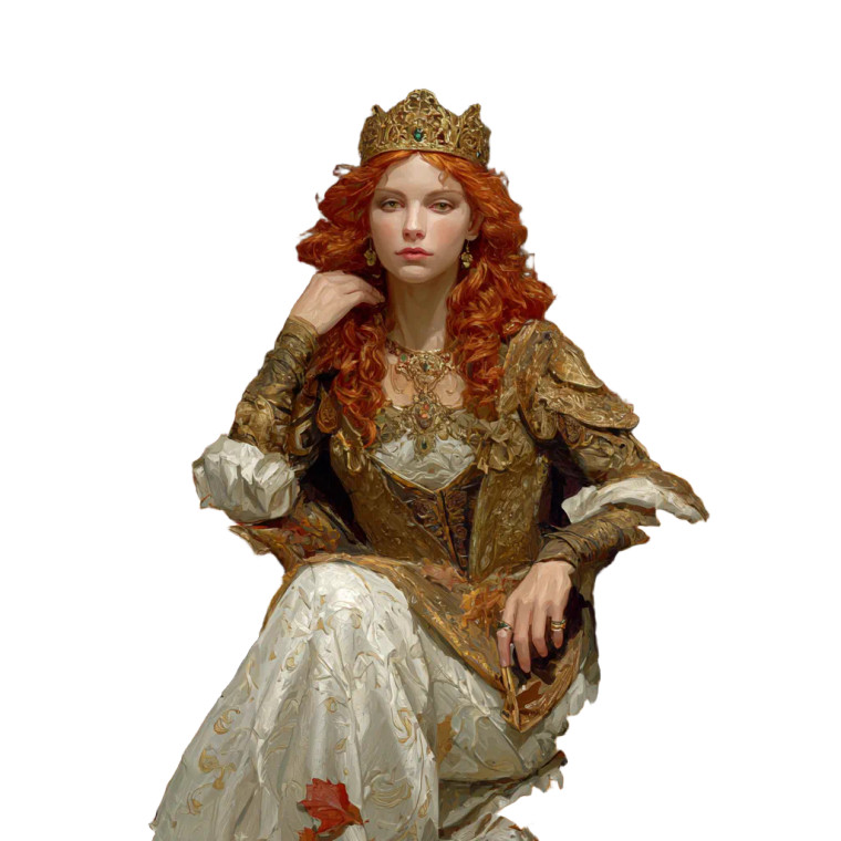 Autumn Queen Vinyl Car Decal Sticker – Waterproof & UV-Resistant 3.4133333333333336"