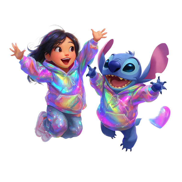 Lilo And Stitch V5 Vinyl Car Decal Sticker – Waterproof & UV-Resistant 3.4133333333333336"