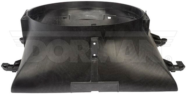 Dorman Cooling Fan Shroud 620-985 OE Solutions; OE Replacement; 567 Millimeter Blade Diameter; Plastic; Black