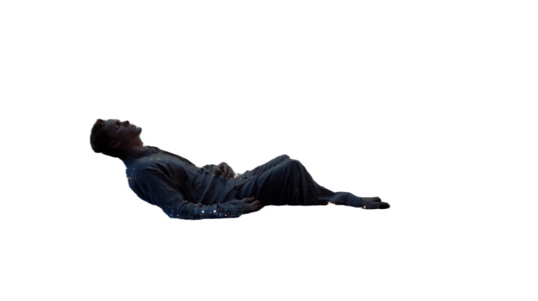 Serene Space Sleeper Vinyl Car Decal Sticker – Waterproof & UV-Resistant 2.72"