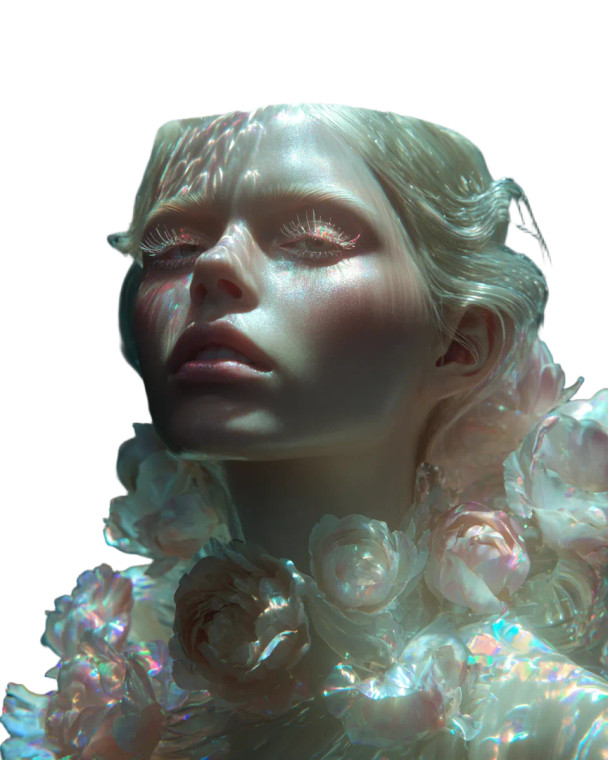 Ethereal Water Portrait V2 Vinyl Car Decal Sticker – Waterproof & UV-Resistant 4.0"