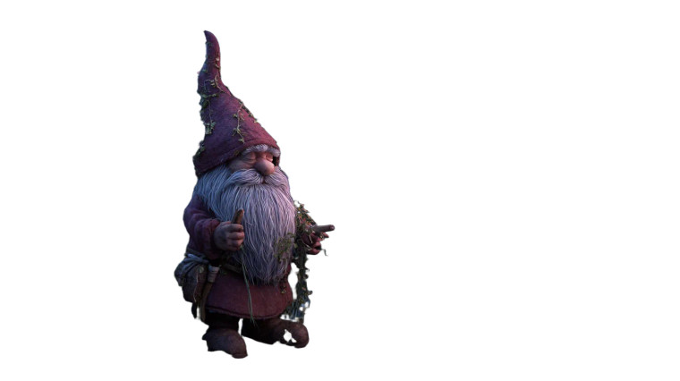 Gnome'S Enchanted Garden Vinyl Car Decal Sticker – Waterproof & UV-Resistant 2.72"