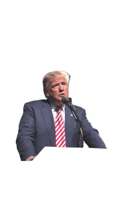Trump Rally Speech Vinyl Car Decal Sticker – Waterproof & UV-Resistant 4.8533333333333335"