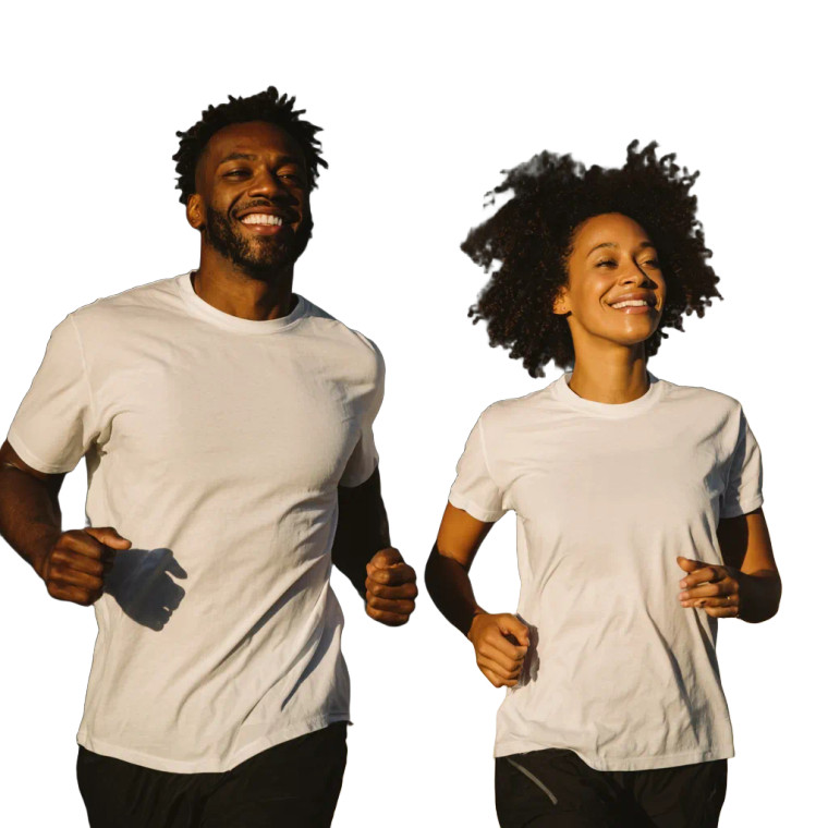 Running Duo Mockup Vinyl Car Decal Sticker – Waterproof & UV-Resistant 3.4133333333333336"